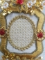 Preview: STA14 Medaillon 1B Lace gold 47x55mm