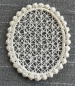 Mobile Preview: STA14 Medaillon 1B Lace silber 47x55mm