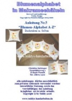 Preview: Teddy Nr.005 *Blumen-Alphabet A-Z*