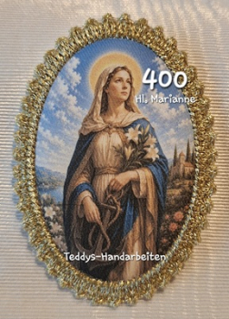 Heiligenbild  HB-CH-F400 Hl. Marianne  mit Goldrand  75x105mm