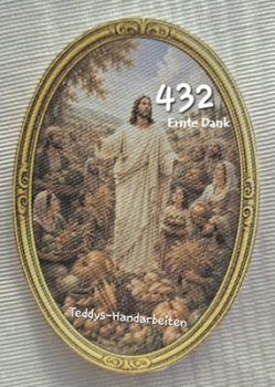 Heiligenbild  HB-CH-M432 Erntedank  (ohne Stickrand)  50x70mm