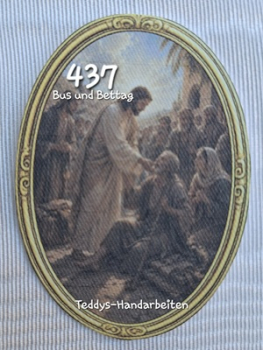 Heiligenbild  HB-CH-M437 Bus und Bettag  (ohne Stickrand)  50x70mm