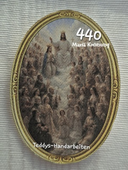 Heiligenbild  HB-CH-M440 Mariä Krönung  (ohne Stickrand)  50x70mm