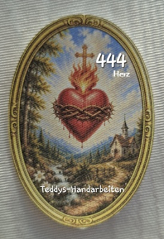 Heiligenbild  HB-CH-M444 Herz        ohne Goldrand   50x70mm