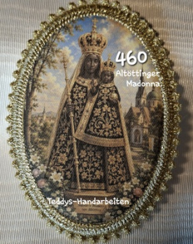 Heiligenbild  HB-CH-D465 Altöttinger Madonna  mit Goldrand  65x85mm