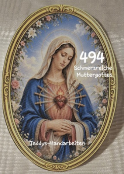 Heiligenbild  HB-CH-F494 Schmerzreiche Muttergottes  (ohne Stickrand)  70x100mm