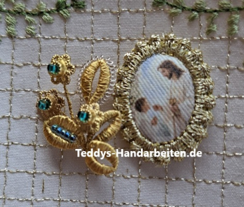 Heiligenbild  HB-CH-E205  Kommunion Junge  mit Goldrand  22x30mm