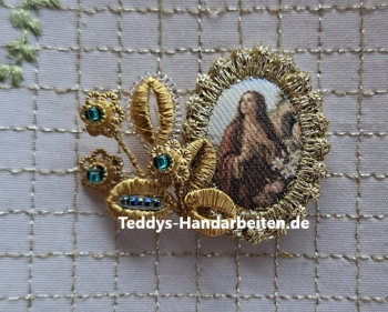 Heiligenbild  HB-CH-E225  Hl. Maria Magdalena  22x30mm