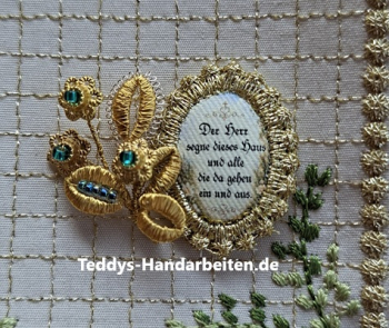 Heiligenbild  HB-CH-E228  Der Herr segne....  mit Goldrand  22x30mm