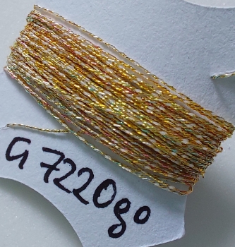 Ganutell Draht 0,18mm schattiert/meliert G7020go gold-metallic  3mtr