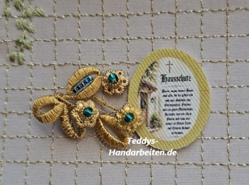 Heiligenbild  HB-CH-E254   Hausschutz  (ohne Stickrand)    20x25mm
