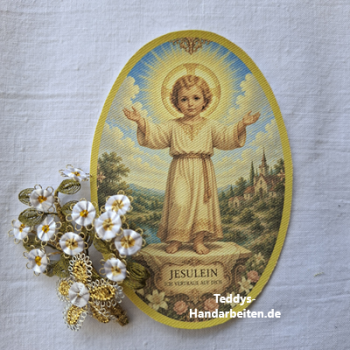 Heiligenbild  HB-CH-M341  Jesulein       ohne Goldrand   50x70mm