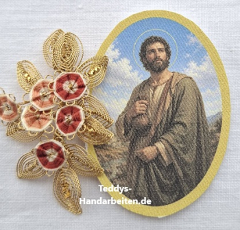 Heiligenbild HB-CH-D360 Judas Ischariod   (ohne Stickrand) 60x85mm