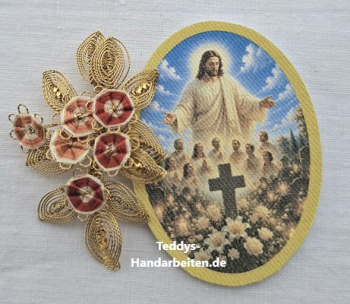 Heiligenbild  HB-CH-G366 Allerseelen    ohne Goldrand   40x55mm
