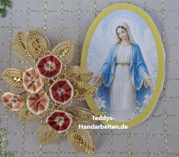 Heiligenbild  HB-CH-H234  Hl.Maria  (ohne Stickrand)  30x45mm