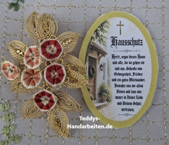 Heiligenbild  HB-CH-H254   Hausschutz  (ohne Stickrand)  30x45mm