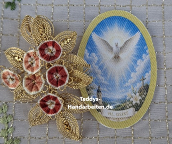 Heiligenbild  HB-CH-H275  Hl. Geist  ohne Stickrand 30x45mm