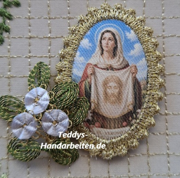 Heiligenbild  HB-CH-H300 Hl. Veronika  mit Goldrand  32x46mm