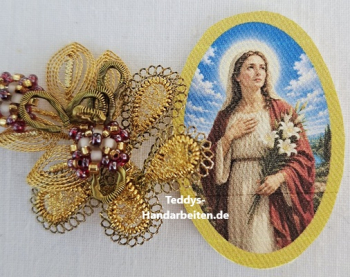 Heiligenbild  HB-CH-H368 Hl. Renate  (ohne Stickrand) 30x45mm