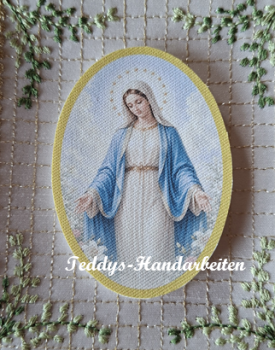 Heiligenbild  HB-CH-M234  Hl.Maria  (ohne Stickrand)  50x70mm