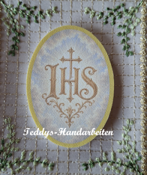 Heiligenbild  HB-CH-F242  IHS  (ohne Stickrand)  70x100mm