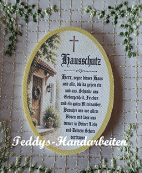 Heiligenbild  HB-CH-M254   Hausschutz  (ohne Stickrand)  50x70mm