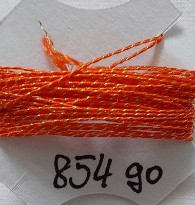A117 Ganutell Draht 854/go  orange/gold 3mtr
