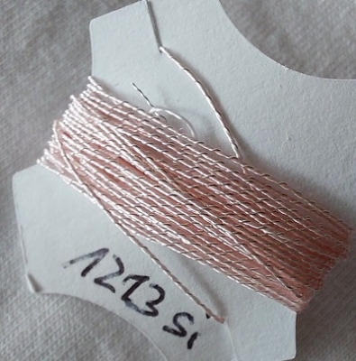 A106 Ganutell Draht 1213/si  zartrosa 3mtr