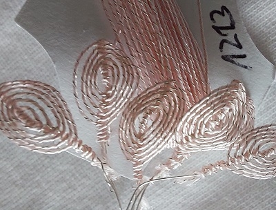 A106 Ganutell Draht 1213/si  zartrosa 3mtr