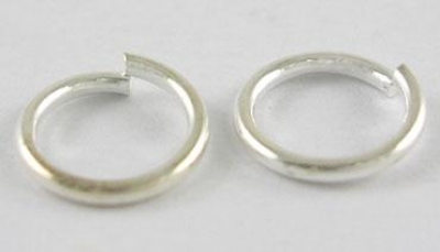 G200  35x10g Jump Ringe 4mm/0,7mm/ca.300St.  T99 silver color 350g