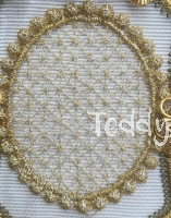 STA14 Medaillon 1C Lace gold 60x88mm