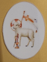 Heiligenbild HB-50C  25x35mm oval, auf Leinwand 1St.