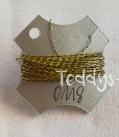 G089 Plombendraht 0118 gold/olive  2,5mtr.
